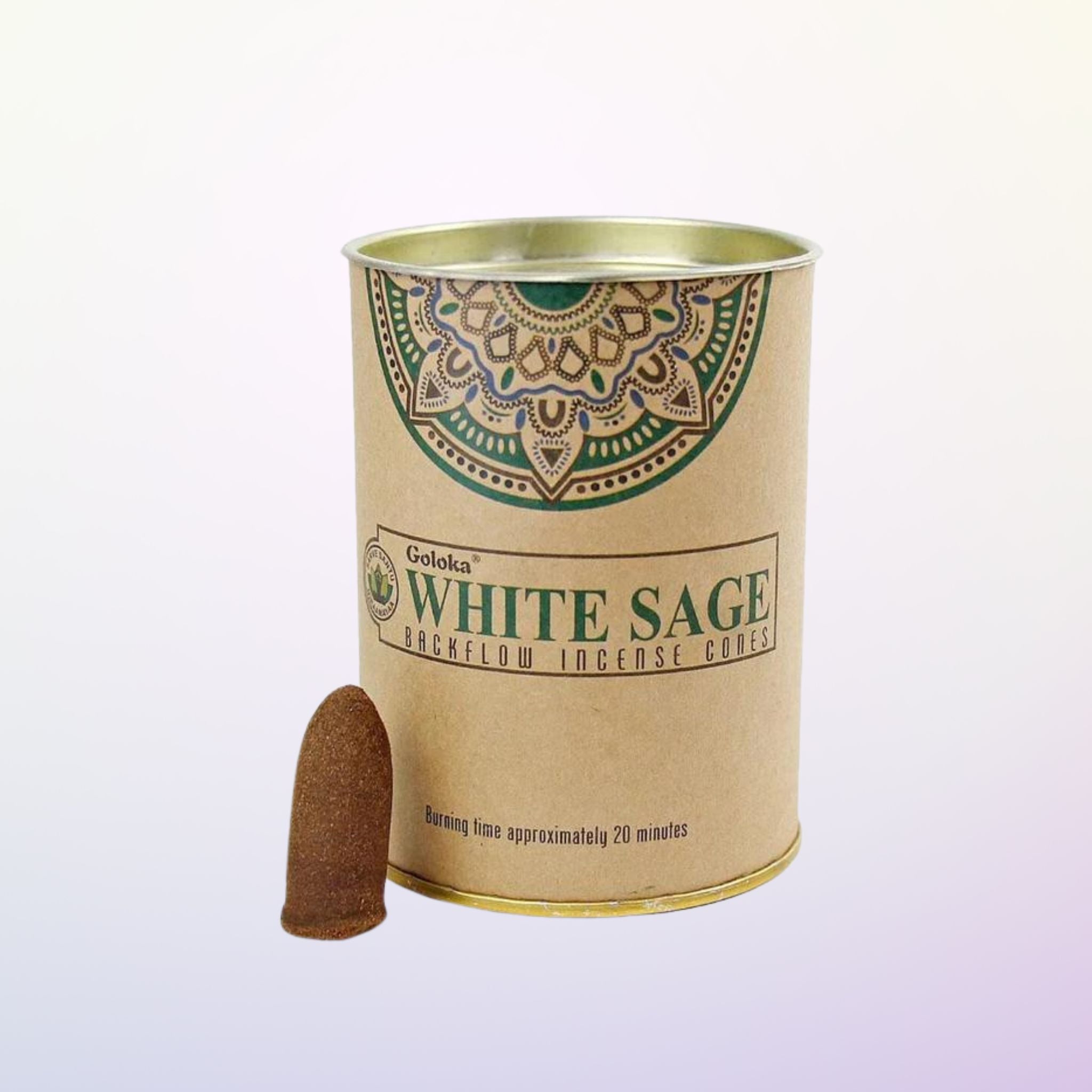 Encens en Cônes Goloka - Sauge Blanche