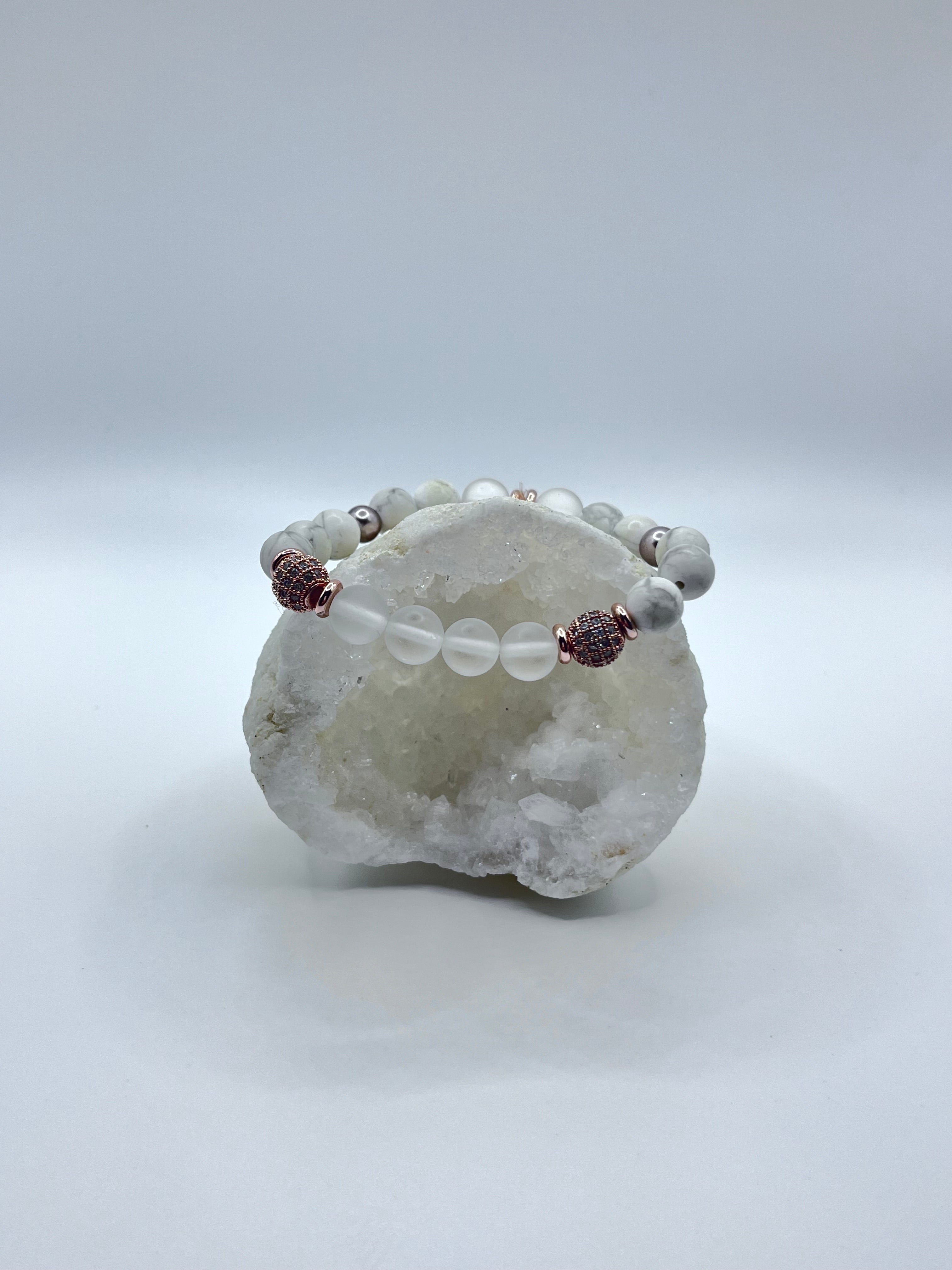 Bracelet d'Howlite