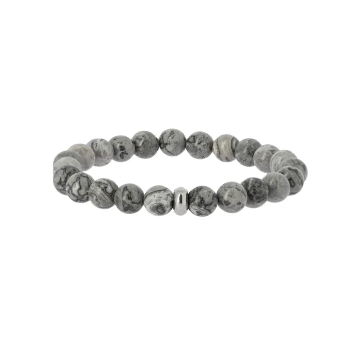 Bracelet d'Agate Grise