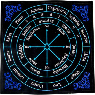 Tapis de Velours pour Pendule - Astrologie